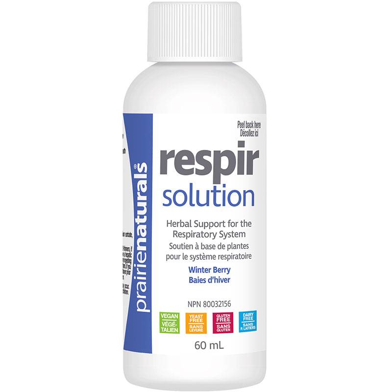 Prairie Naturals Liquid Respir Solution - Winter Berry