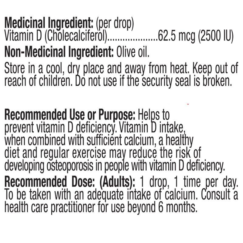 Prairie Naturals Liquid Vitamin D3 2500 IU