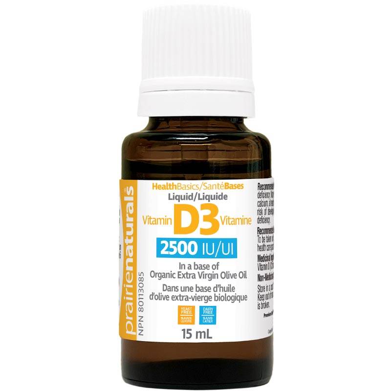 Prairie Naturals Liquid Vitamin D3 2500 IU