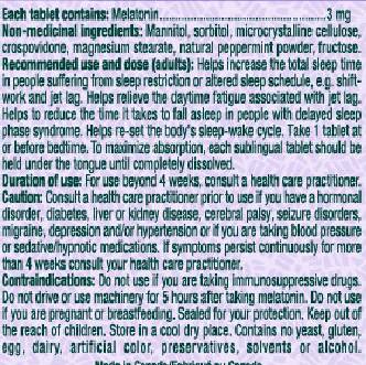 Prairie Naturals Sublingual Melatonin