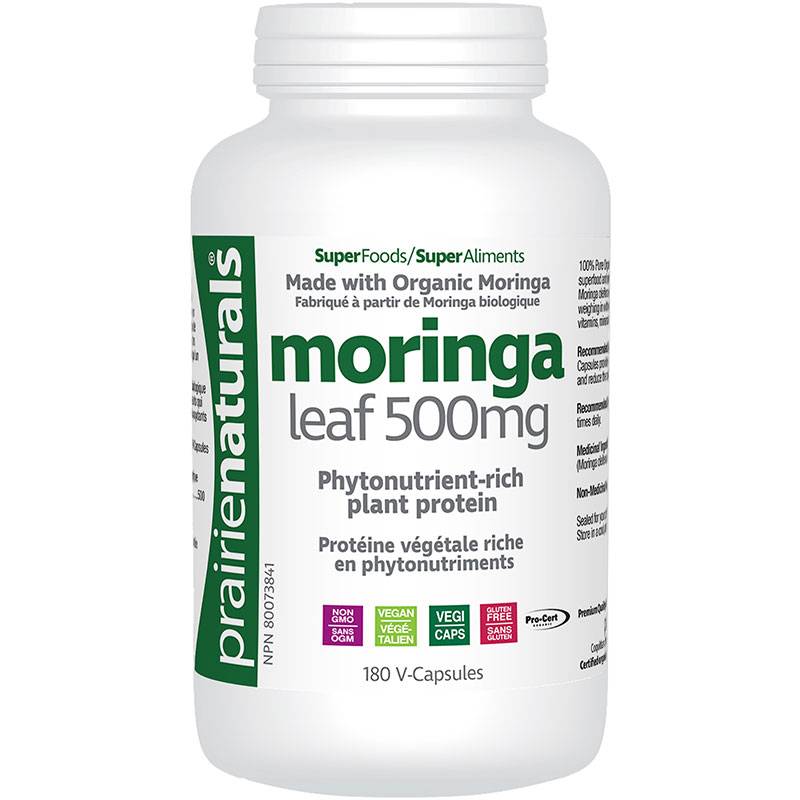 Prairie Naturals Moringa Leaf 500mg