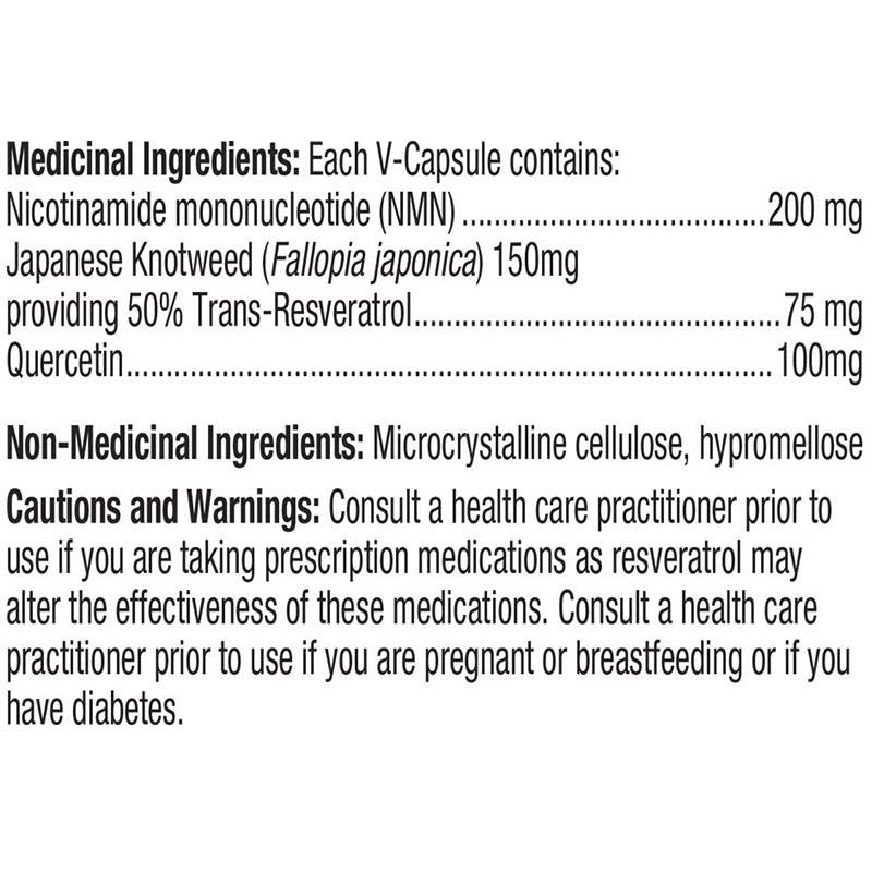 Prairie Naturals NMN Rx 200mg with Quercetin + Resveratrol
