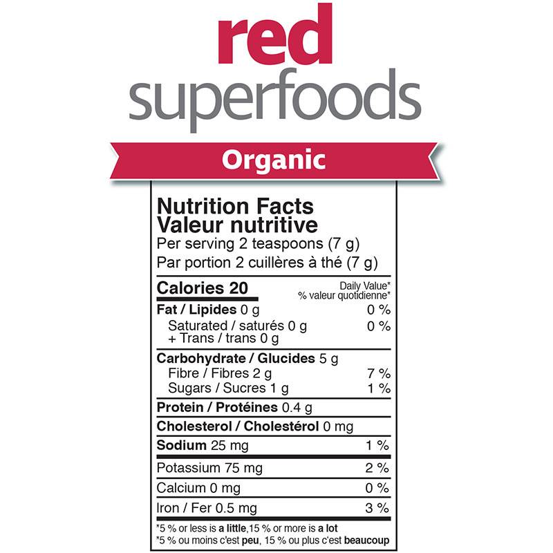 Prairie Naturals Organic Red Superfoods Powder