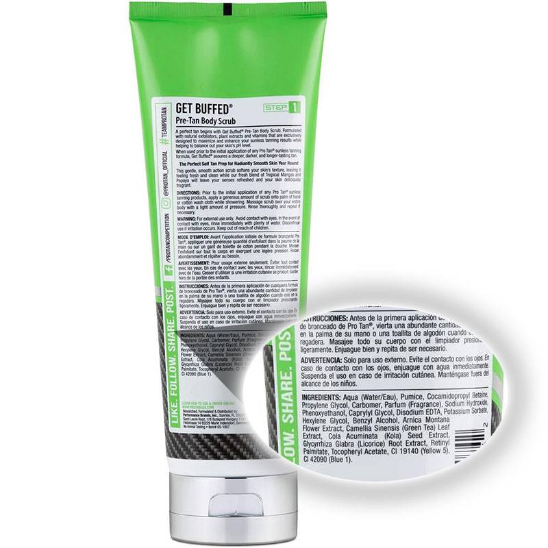 Pro Tan Get Buffed Pre-Tan Body Scrub