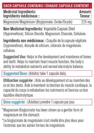 Progressive Magnesium Bisglycinate 225mg