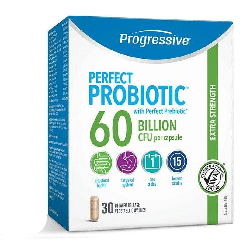 Progressive Probiotics 60 Billion 30 caps