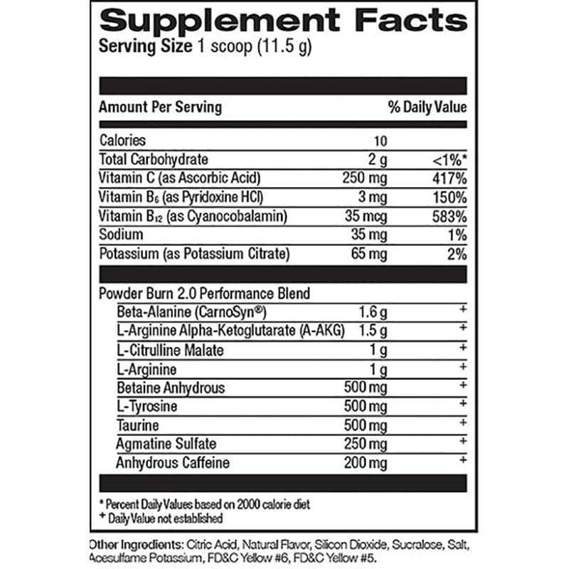 Rival Nutrition Powder Burn 506g