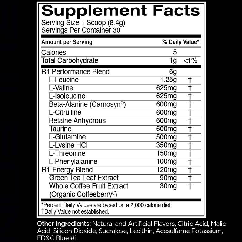 Rule 1 Pre Amino Energy 252g