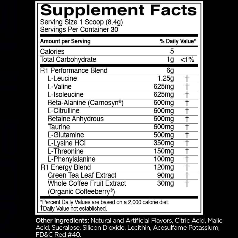 Rule 1 Pre Amino Energy 252g