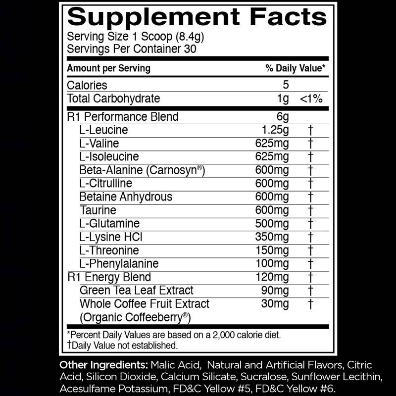 Rule 1 Pre Amino Energy 252g