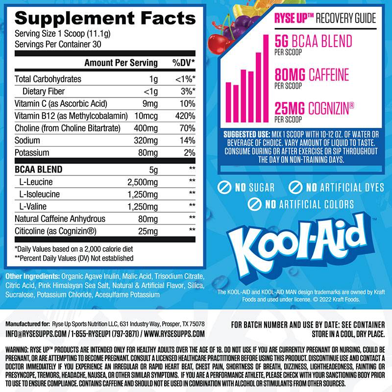 Ryse BCAA Focus 342g
