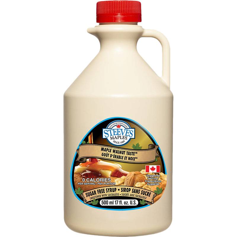Steeves Maple Sugar Free Maple Syrup - Maple Walnut Syrup
