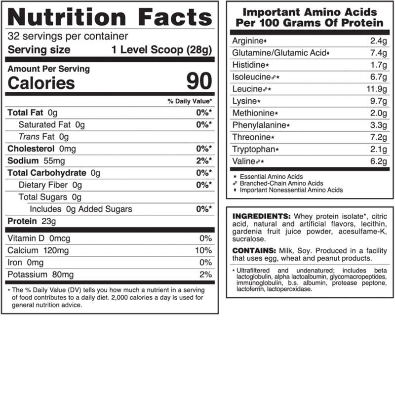 Syntrax Nectar Whey Protein Isolate