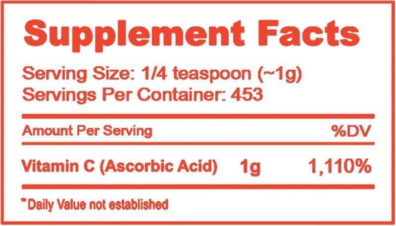 TC Nutrition Vitamin C - Unflavoured