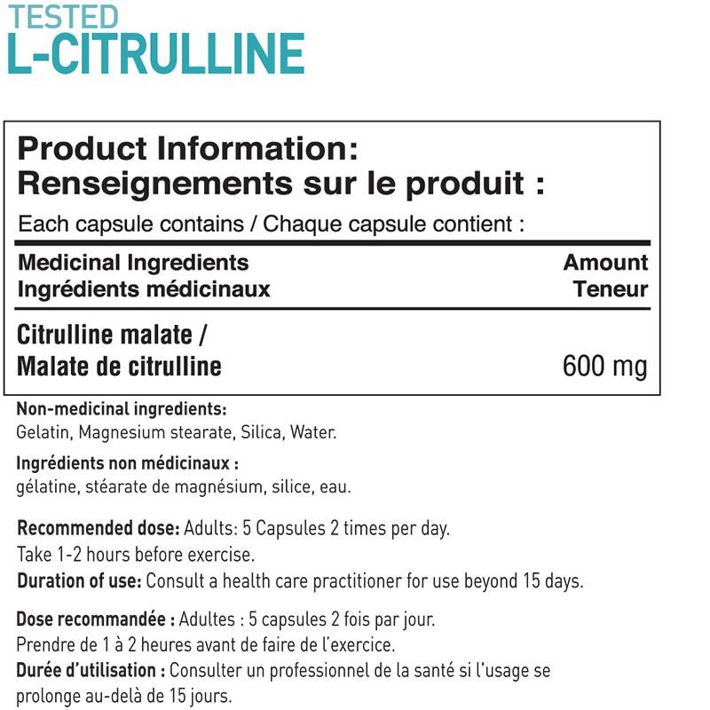 Tested Nutrition Tested L-Citrulline