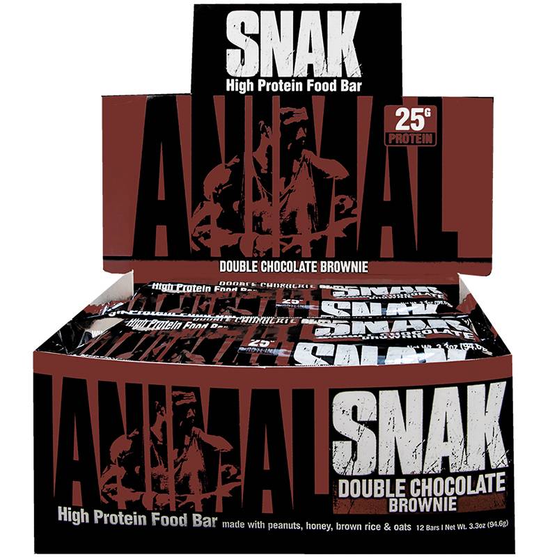 Universal Nutrition ANIMAL SNAK High Protein Food Bar - Double Chocolate Brownie