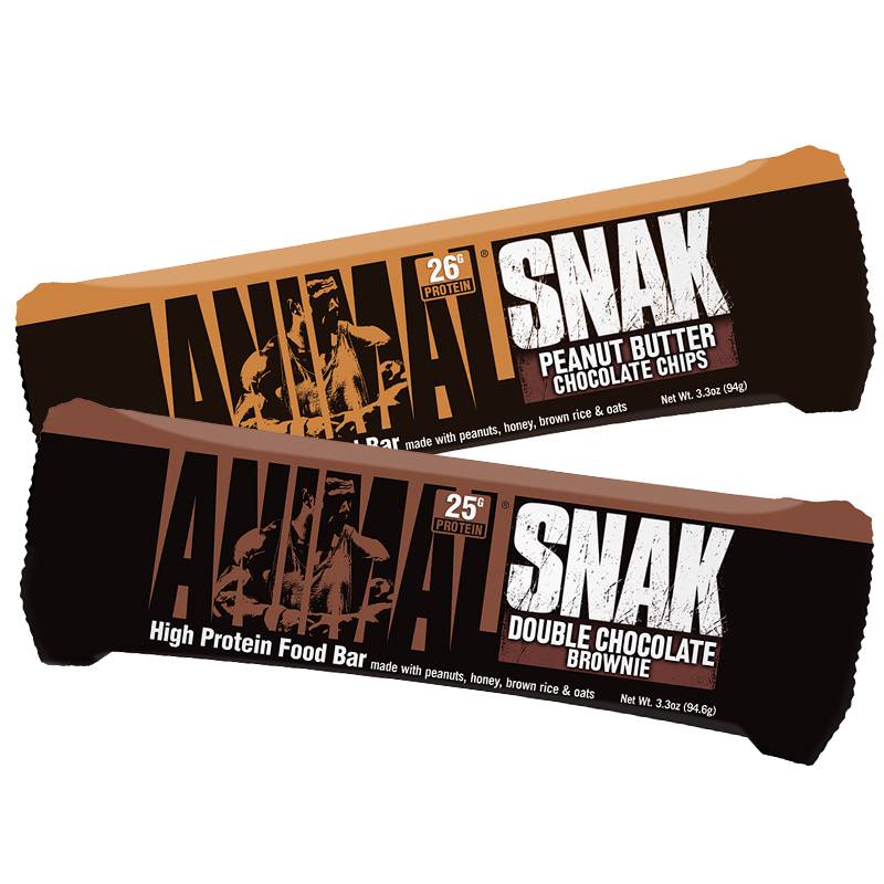 Universal Nutrition ANIMAL SNAK High Protein Food Bar (Single) - Peanut Butter Chocolate Chips