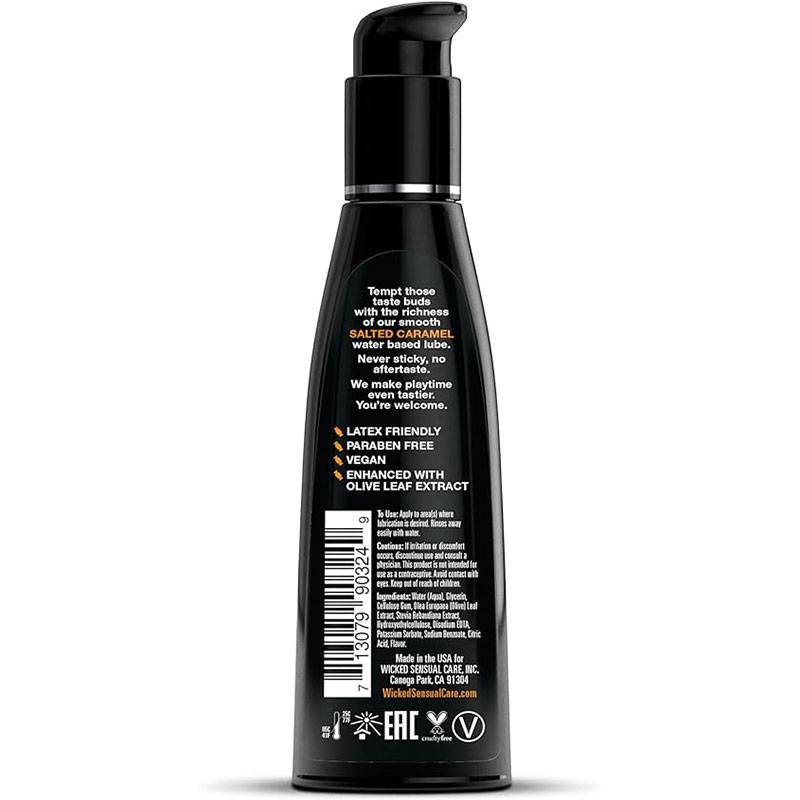 Wicked Sensual Care Water Based Intimate Lubricant - Salted Caramel