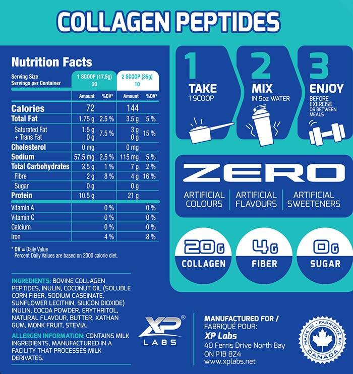 XP-Labs Collagen Peptides - Chocolate