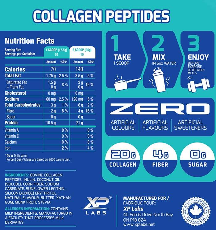 XP-Labs Collagen Peptides - Vanilla