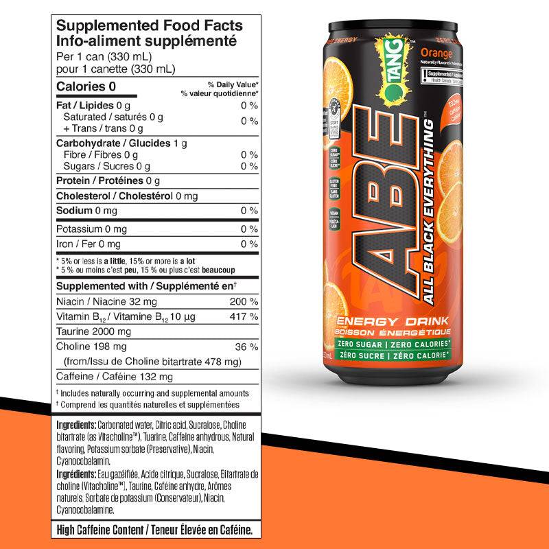 ABE Energy Drink RTD Caisse de 12