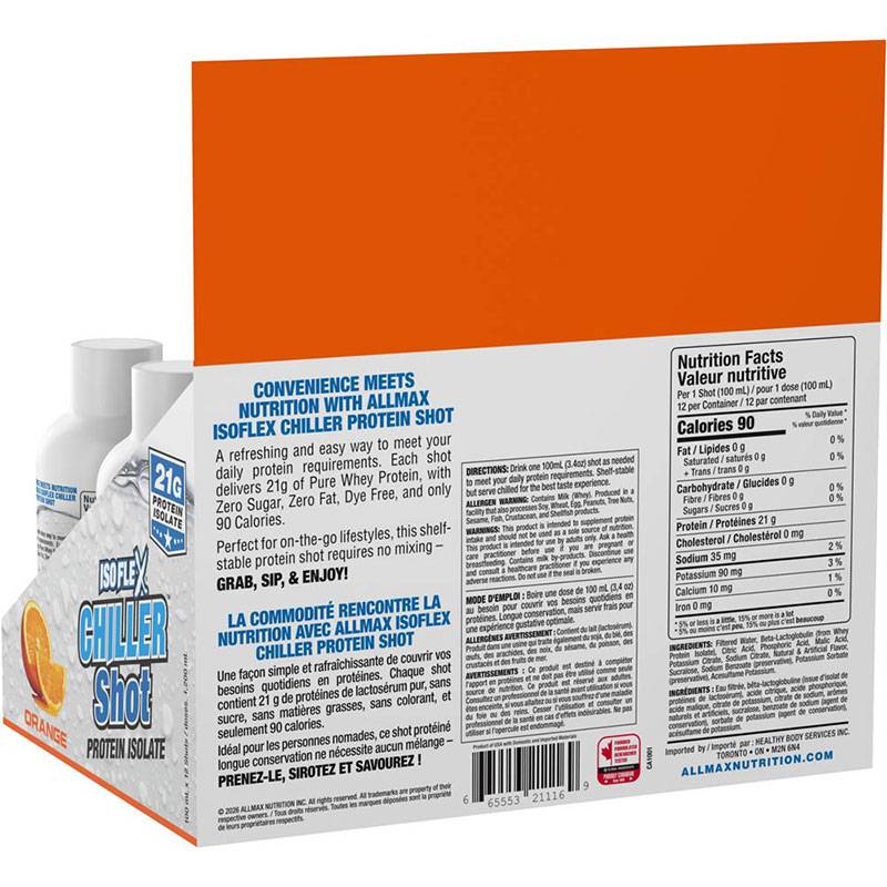 Allmax IsoFlex Chiller Shot Box
