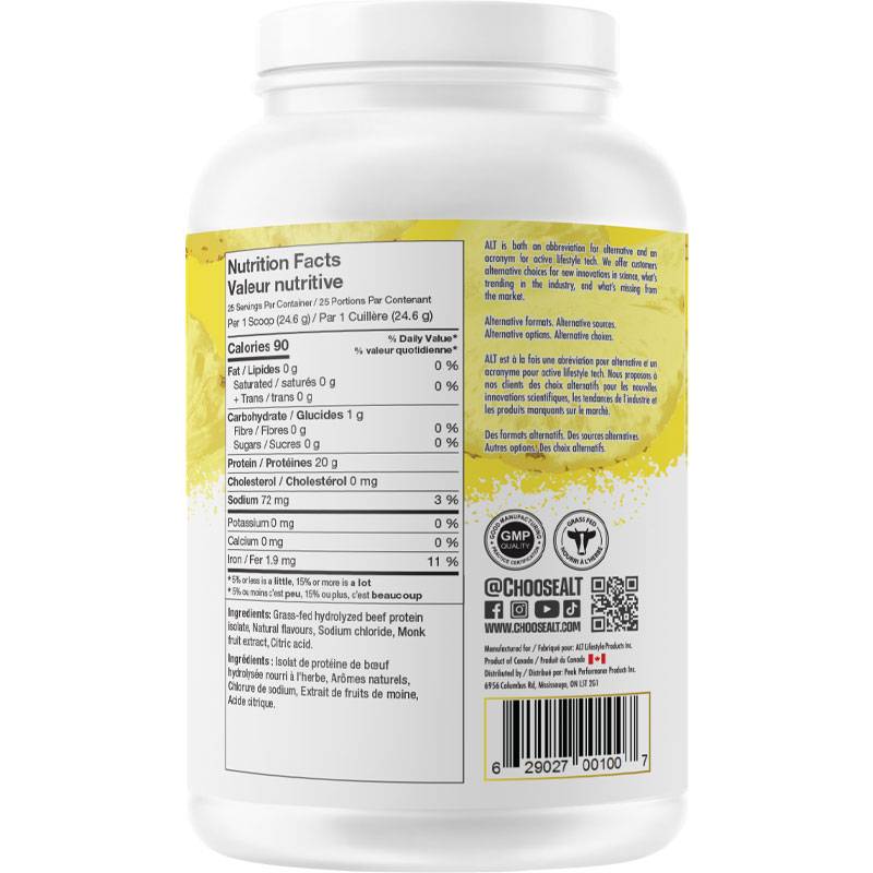 ALT Protéine de boeuf nourri à l'herbe 555g-615g