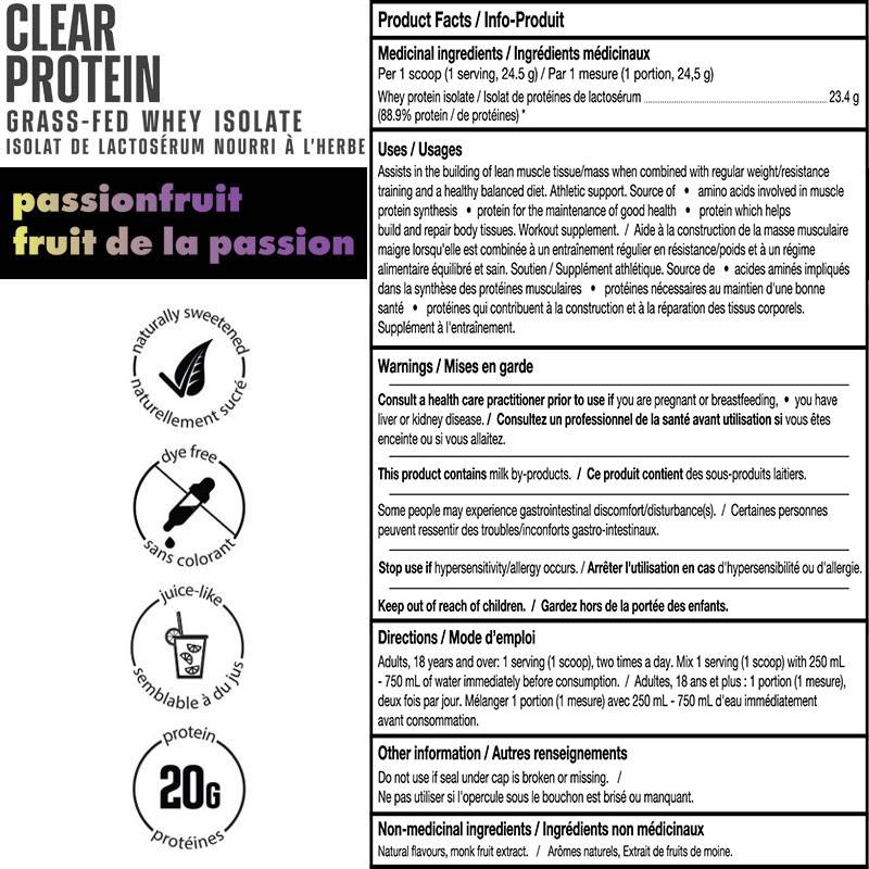 ALT Clear isolat de protéine 440g-490g