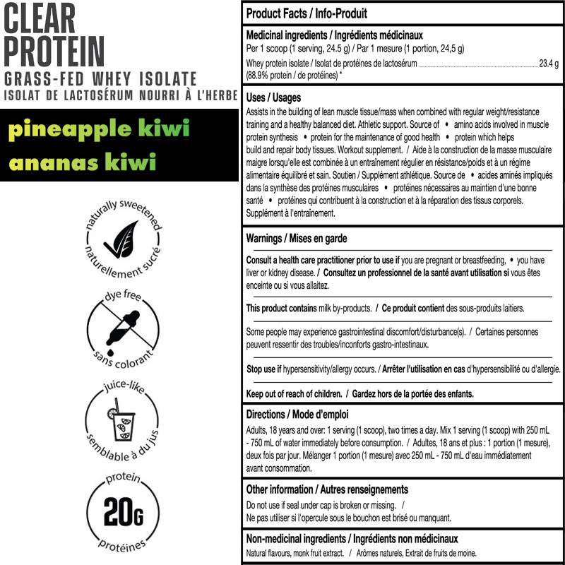 ALT Clear isolat de protéine 440g-490g