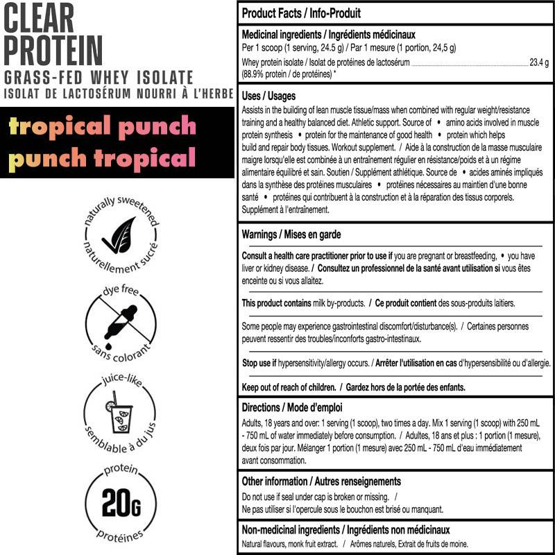 ALT Clear isolat de protéine 440g-490g