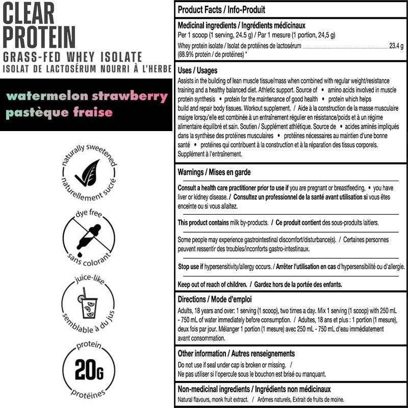 ALT Clear isolat de protéine 440g-490g