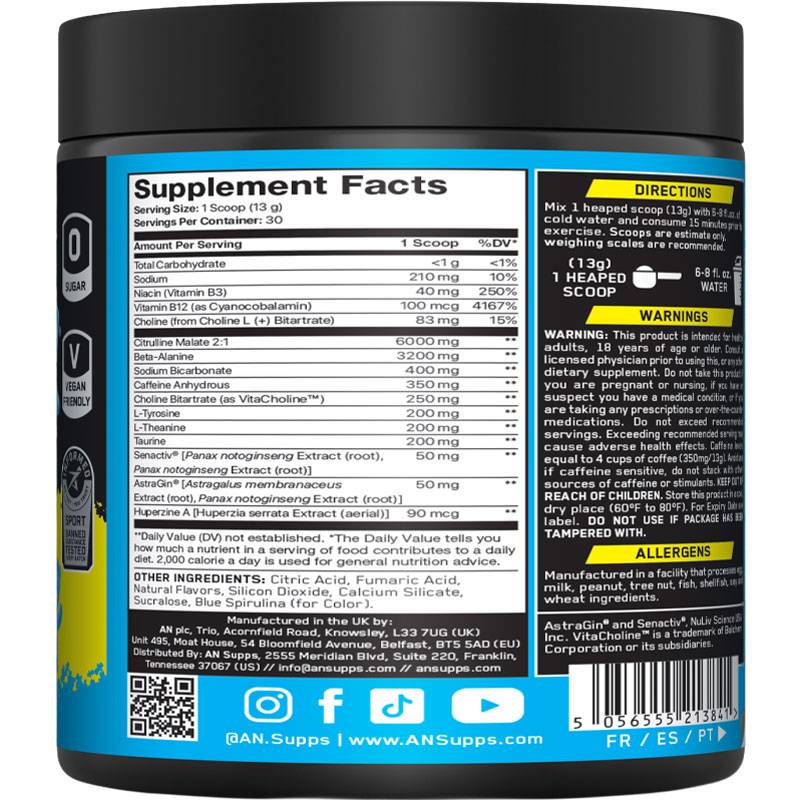ABE Ultimate Pre-workout 390g