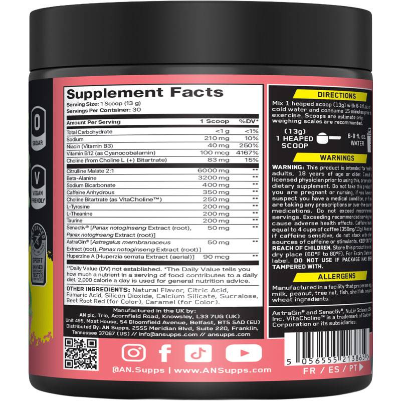 ABE Ultimate Pre-workout 390g