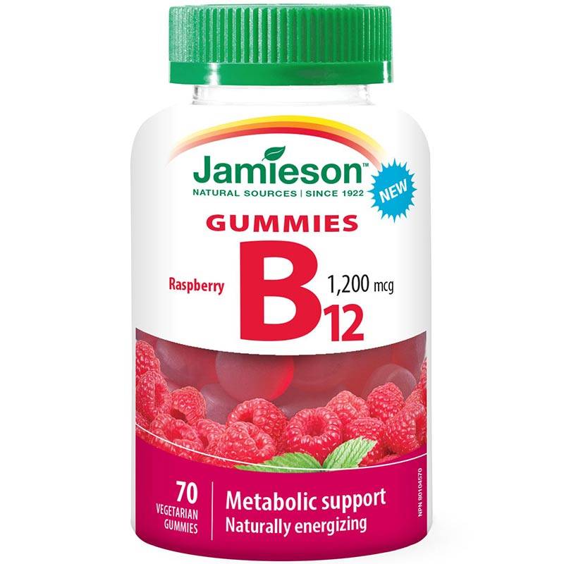 Jamieson Vitamin B12 Gummies 1200mcg