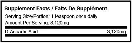 Ballistic Labs D-Aspartic Acid (DAA) 130g
