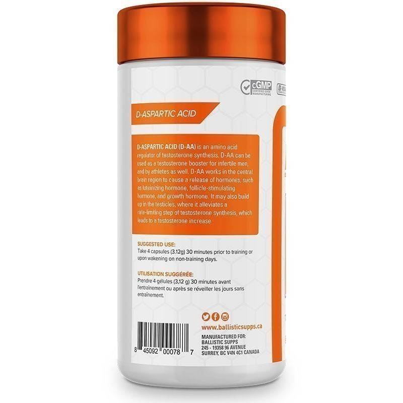 Ballistic Labs D-Aspartic Acid (DAA) 120 caps