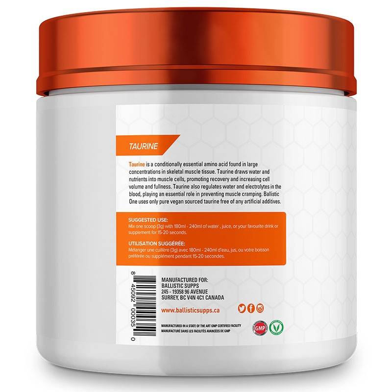 Ballistic Supps Taurine 400g