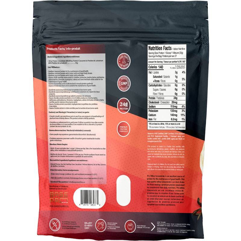 Base Pro Nutrition Pro Whey Concentrate 2lb