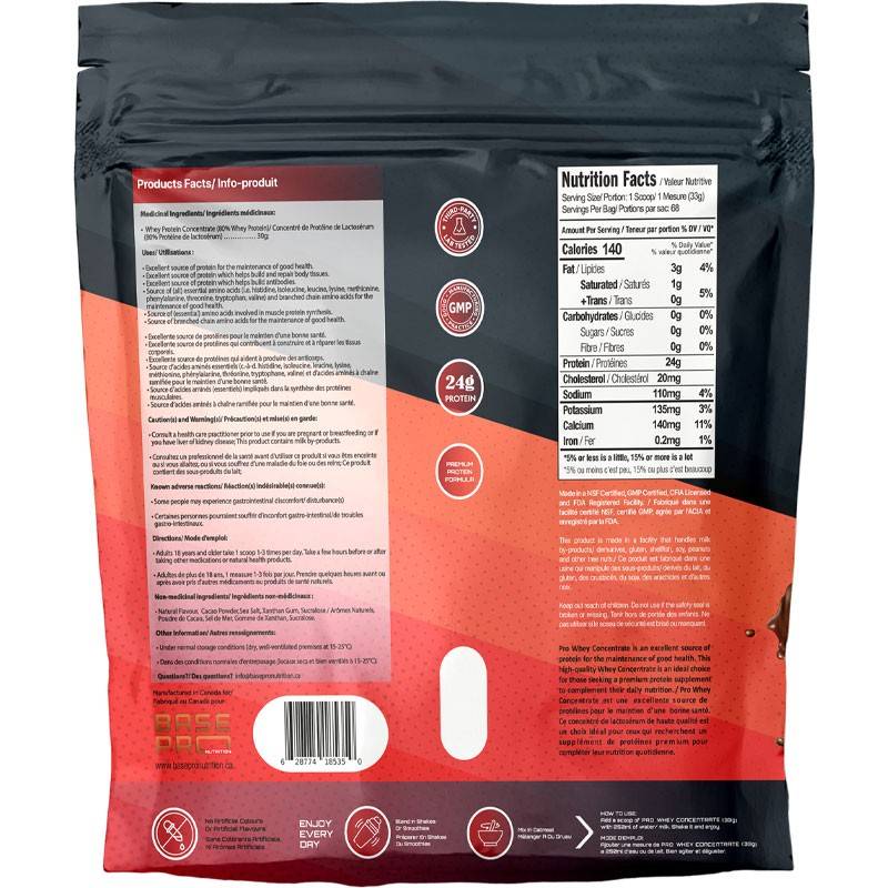 Base Pro Nutrition Pro Whey Concentrate 5lb