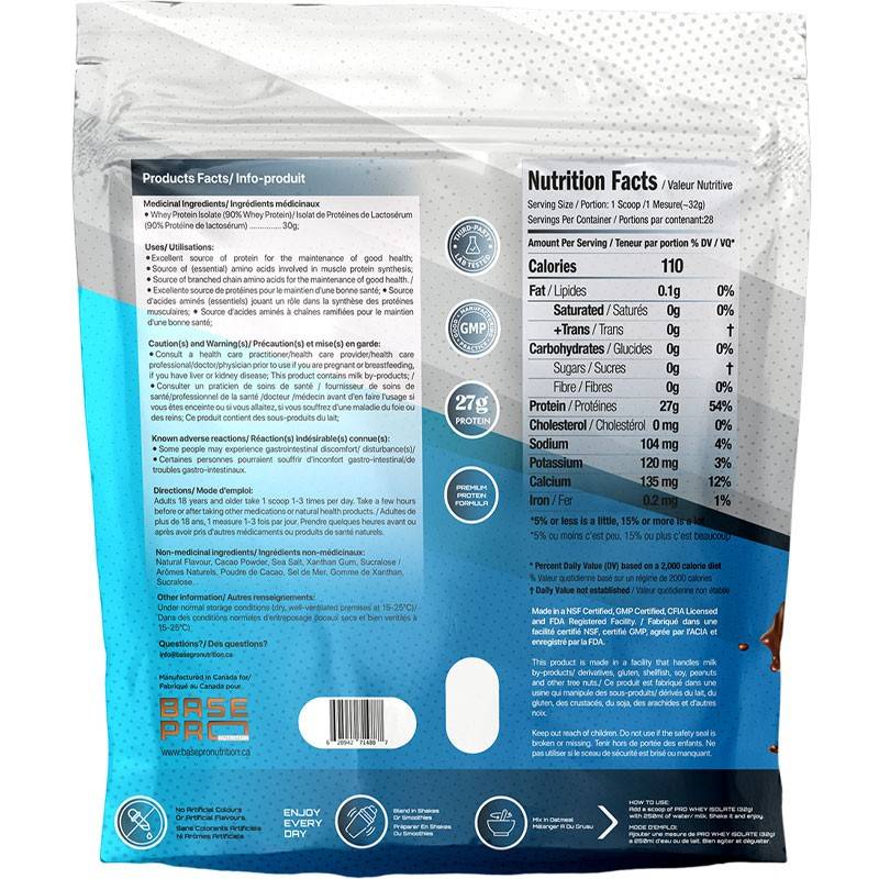 Base Pro Nutrition Pro Whey Isolate 2lb