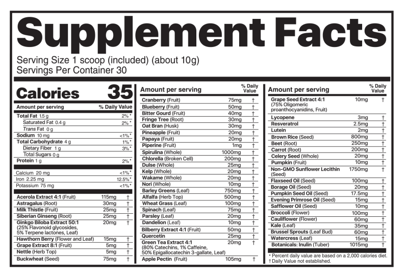Believe Superfoods + Greens 300g
