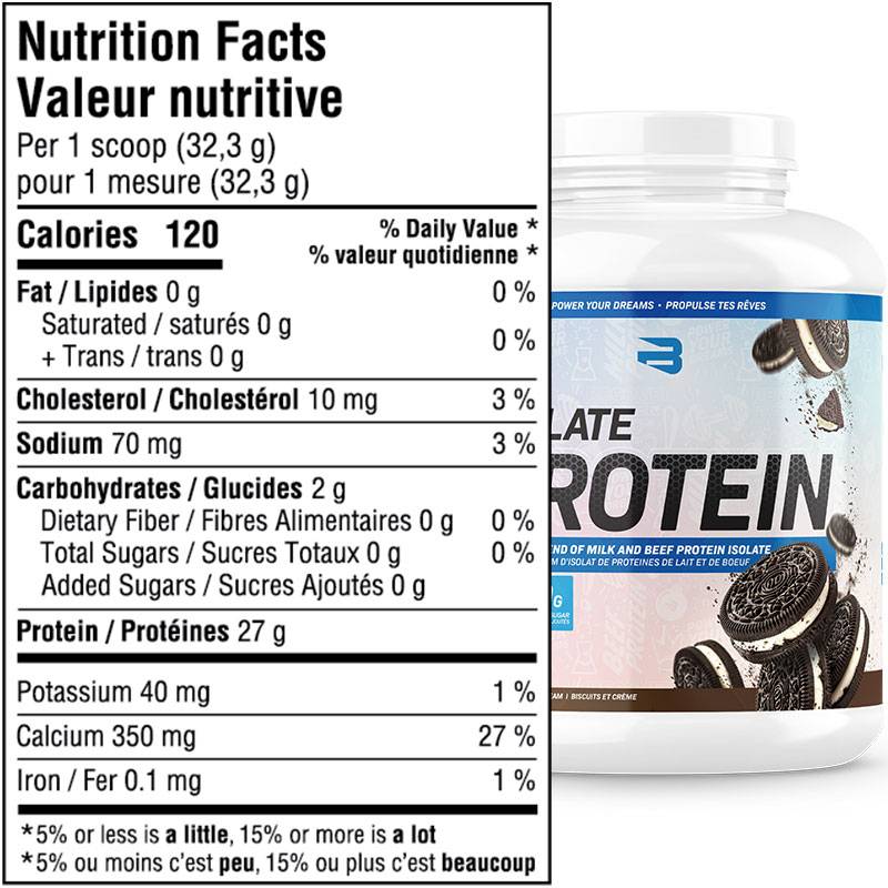 Believe Supplements Isolate Protein 4.4lb