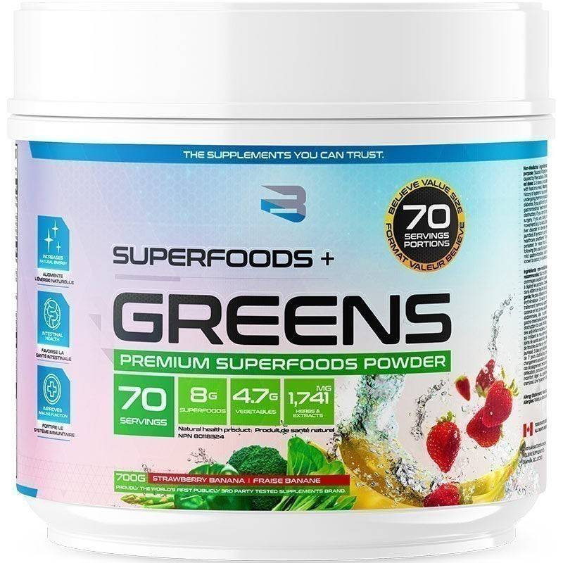 Believe Superfoods+ Greens 700g
