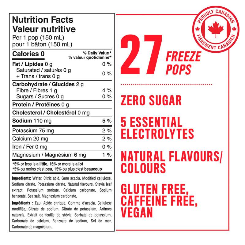 Biosteel Essential Electrolytes Freeze Pops