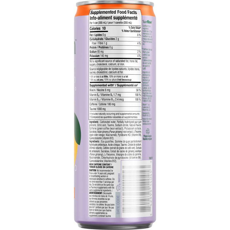 Bloom boisson énergisante 355ml