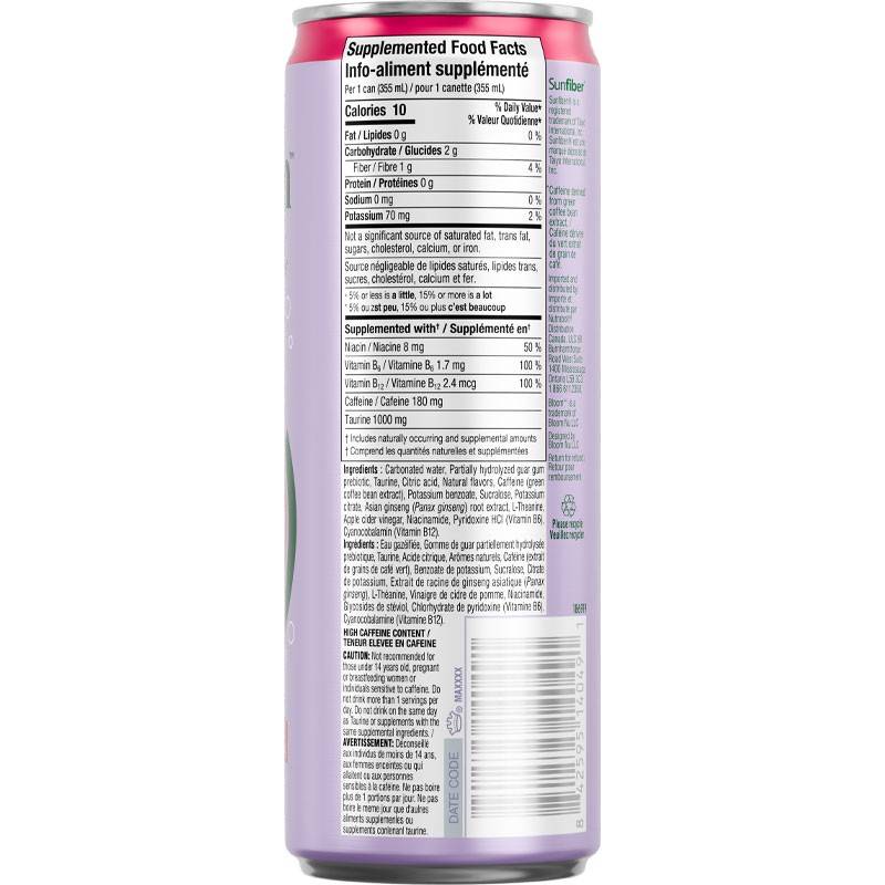 Bloom boisson énergisante 355ml