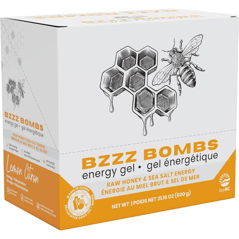 Bzzz Bombs Box of Energy Gels 24ct