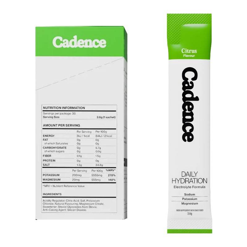 Cadence Core Hydration Sachets Box