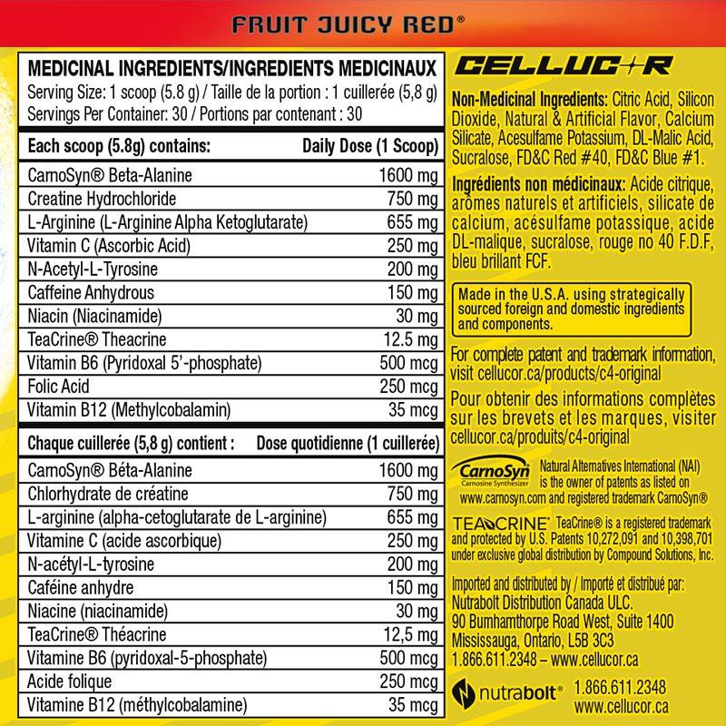Cellucor C4 Original 195g