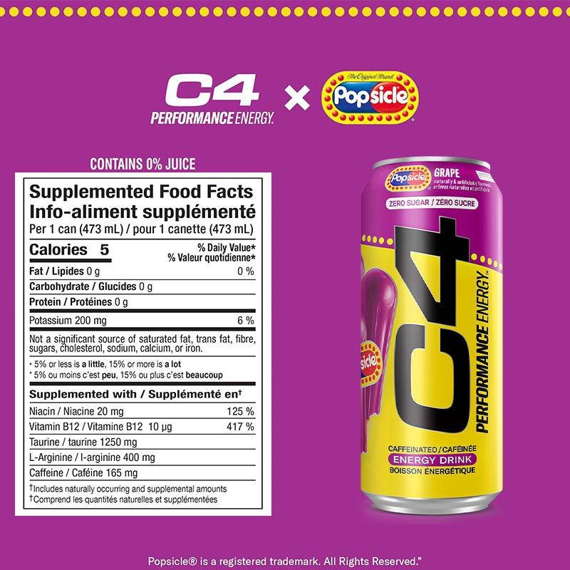 Cellucor C4 Energy Drink RTD 12 x 473ml / Case